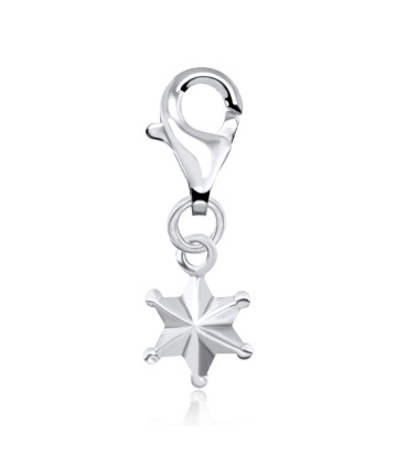 Christmas's Star Silver Charms CH-74